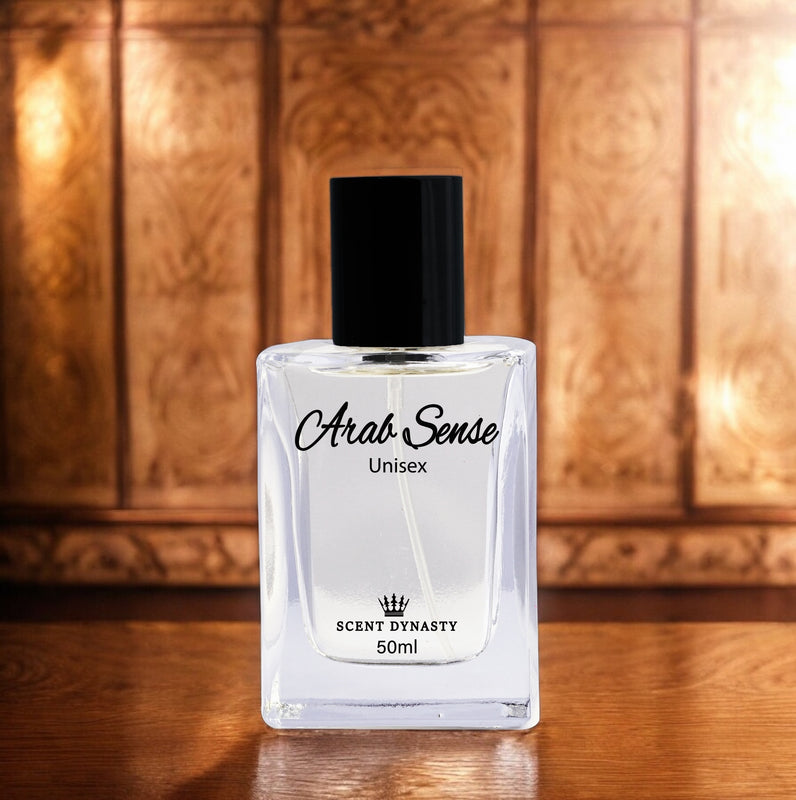 Arab Sense luxury Arabian perfume by Scent Dynasty in premium bottle.
