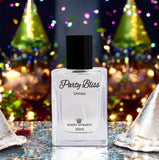 Party Bliss luxury unisex perfume by Scent Dynasty in elegant bottle.